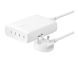 BELKIN BoostCharge Pro 4Port Type-C Desktop Charger White 4 連接埠 200W USB-C GaN 充電器 白色 #WCH015DQWH  [香港行貨]