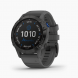 Garmin Fēnix 6 Pro Solar Black w/Gray Band 智能手錶 (英文版) #010-02410-10   [香港行貨]