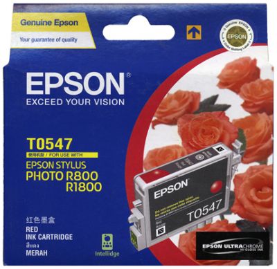 EPSON T0547 RED INK FOR PHOTO R800/1800 墨盒 [香港行貨] #0010343604964