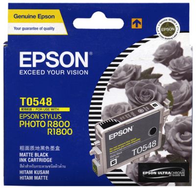 EPSON T0548 MATT BK INK FOR PHOTO R800/1800 墨盒 [香港行貨] #0010343604971