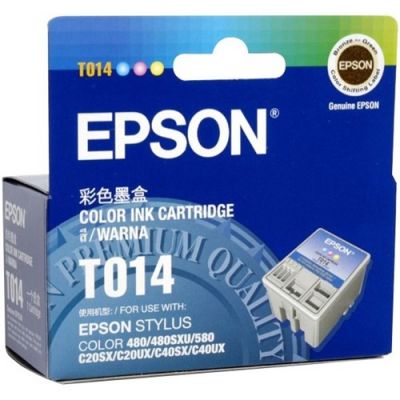 EPSON T014 FOR STYLUS 480 COLOR INK 墨盒 [香港行貨] #0010343602472