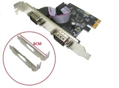 OEM 2/SERIAL PORT TO PCI-E CARD WITH LP #OEM-SERIALPCIE2-LP [香港行貨]