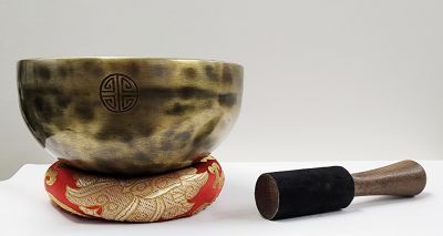 Nepal Handmade Full  Moon Singing Bowl 尼泊爾全人手造療癒滿月頌缽 小號 ~14cm (連棒*、墊*)  #SBS