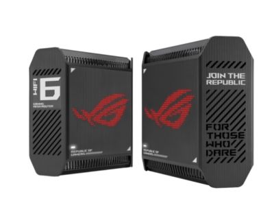 ASUS 華碩 ROG 路由器 RAPTURE 三頻 GT6 無線 AX10000  網路 ROUTER 上網 Black 黑色 2pcs 2件裝 #NE-AZAXG6B [香港行貨]