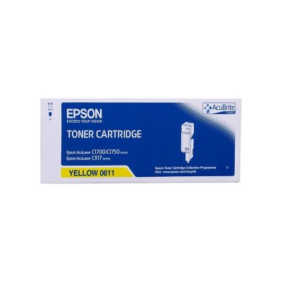 C13S050611 EpsonYellow Toner for Aculaser C1700/C1750N/CX17NF (1