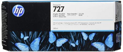 HP 727 300-ml Photo Black Ink Cartridge F9J79A