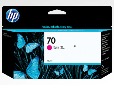 HP 70 Magenta 130 ml Ink Cartridge C9453A