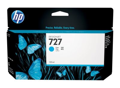 HP 727 130-ml Cyan Ink Cartridge B3P19A 墨盒 #B3P19A [香港行貨]