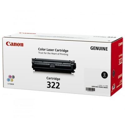 Canon Cartridge-322B Blk Toner F/ LBP9100CDN(6.5K PGS) 碳粉 #CARTRIDGE322B-2 [香港行貨]