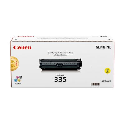 Canon Cartridge-335Y CANON CARTRIDGE 335 YELLOW (Print yield: 16,500pages) 碳粉 #CARTRIDGE335Y [香港行貨]