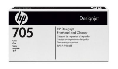 HP 705 Cyan Printhead and Printhead Cleaner CD954A