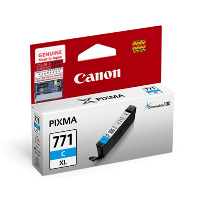 Canon CLI-771XLC  Cyan Ink for MG7770/6870/5770 墨盒 #CLI771XLC [香港行貨]