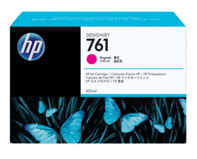 HP 761 400ml Magenta Ink Cartridge CM993A