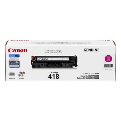 Canon CARTRIDGE-418M CANON CARTRIDGE 418 MAGENTA 碳粉 #CARTRIDGE418M-2 [香港行貨]