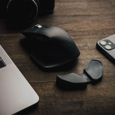 DELTAHUB CARPIO 2.0 ERGONOMIC WRIST REST (S) Right/Grey 人體工學流動滑鼠手腕托 - 右手灰色 #DH-CR-S-GR-R [香港行貨]