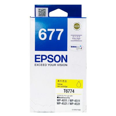 Epson C13T677480 Yellow Ink For WP-4011 / 4531 墨盒 [香港行貨] T677480-2 / NUKIT6774