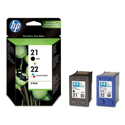 HP 21/22 Twin CC630AA (Black + Color) ink 墨盒套裝 #0883585053445 [香港行貨]