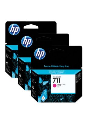 HP 711 3-Pack (29ml) Mag Ink Cartridge 3支裝噴墨 #CZ135A-2 [香港行貨]