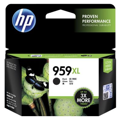 HP 959XL Black Original Ink Cartridge L0R42AA 墨盒 #L0R42AA [香港行貨]