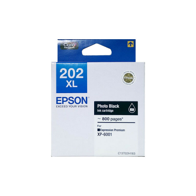 Epson 220XL Photo Black Ink For XP-6001 噴墨 [香港行貨] #T02H183