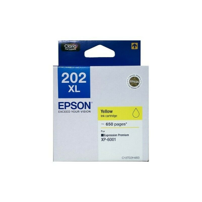 Epson 220XL Yellow Ink For XP-6001 [香港行貨] #T02H483