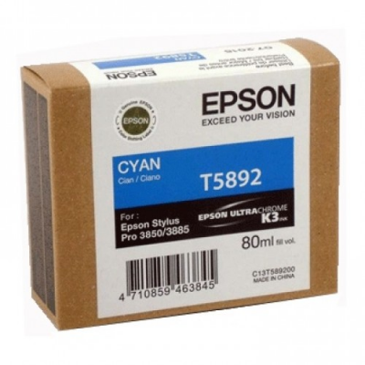 Epson C13T589200 STY Pro 3850/3885 ink (Cyan) 80ml 墨水 [香港行貨] #T5892