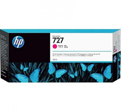 HP 727 300-ml Magenta Ink Cartridge F9J77A