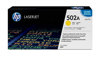 HP 502A Q6472A Yellow Toner for 3600 4k 碳粉 #Q6472A-2 [香港行貨]