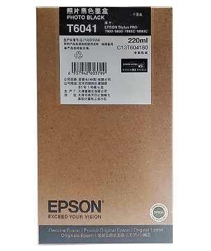 Epson C13T604180 STY Pro 7800/7880C/9800/9880C Ultra Chrome K3 (Photo Blk) (220ml) [香港行貨]