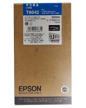 Epson C13T604280 STY Pro 7800/7880C/9800/9880C Ultra Chrome K3 (Cyan) (220ml) [香港行貨]