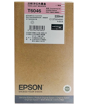 Epson C13T604680 STY Pro 7880C/9880C Ultra Chrome K3 (Lt Magenta) (220ml) [香港行貨]