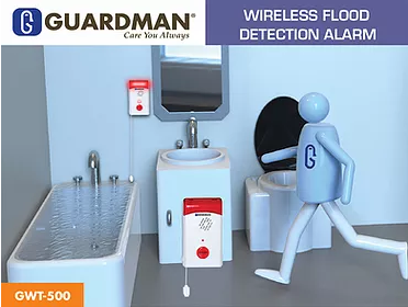 GUARDMAN 護匡 Wireless Flood Detect 無線水浸警報器 #GWT-L500 [香港行貨]