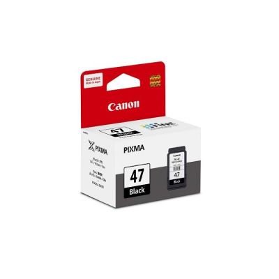 CANON PG-47 BLACK INK FOR E4570 黑色墨盒連噴墨頭 #PG47 [香港行貨]