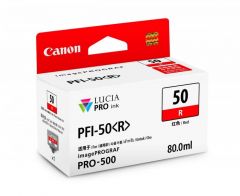 Canon PFI-50R Red Ink Tank (80ml) for PIXMA PRO-500 墨盒 #PFI50R [香港行貨]