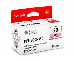 Canon PFI-50PM Photo Magenta Ink Tank (80ml) for PIXMA PRO-500 墨盒 #PFI50PM [香港行貨]