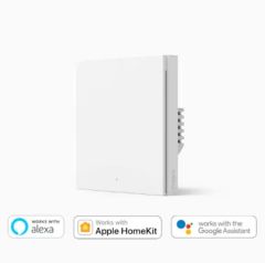 Aqara 智能牆壁開關 H1 EU Smart Wall Switch H1 EU（No Neutral, Single Rocker）（單火線 單鍵版）[香港行貨]