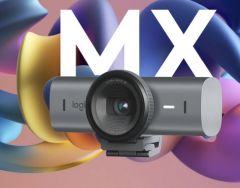 Webcam Logitech 羅技 網路攝影機 MX Brio 4K Ultra HD Webcam 攝錄機 GRAPHITE 石墨灰 #LGTMXBRIO-4KBK [香港行貨]