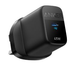 牆插充電器 Charger 安克 Anker 313 充電 ( Ace 2 , 45W )  PPS 安全 Type-C #A2643K11 [香港行貨]