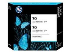 HP 70 Light Gray 130 ml Crtg Twin Pack Use in DesingJet printers CB342A