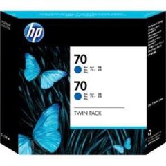 HP 70 Blue 130 ml Crtg Twin Pack Use in DesingJet printers CB349A