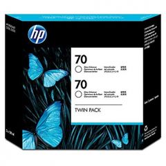 HP 70 Gloss Enhancer Crtg Twin Pack 130 ml size. Use in DesingJet printers CB350A