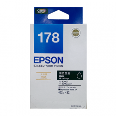 Epson C13T178183 Black Large Ink For XP-402 / 422 墨盒 [香港行貨] #T178183