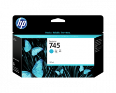 HP 745 130-ml Cyan DesignJet Ink Cartridge F9J97A