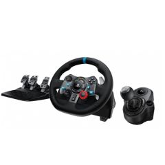 LOGITECH G29 Driving Force (Compatible With PS3/ PS4) 賽車方向盤 #LGTG29-DRIVING-FORCE +  SHIFTER FOR G29, G923 賽車變速器 #LGTG29-DRIVING-FORCE + LGTG29-SHIFTER [香港行貨]