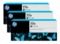 HP 771B Matte Black Ink Cartridge 3-Pack B6Y23A