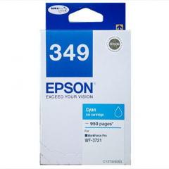 Epson Cyan Ink For WF-3721 墨盒 [香港行貨] #C13T349283