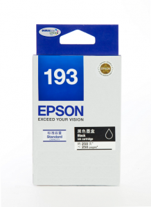 Epson Black Ink For WorkForce WF-2511, 2521, 2531, 2541, 2631, 2651, 2661 墨盒 [香港行貨] #C13T193183