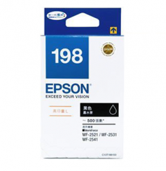 Epson Black Large Ink For WorkForce WF-2511, 2521, 2531, 2541, 2631, 2651, 2661 墨盒 [香港行貨] #C13T198183