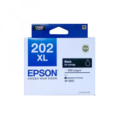 Epson 202XL Black Ink For  XP-6001 噴墨 [香港行貨] #T02G183 