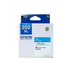 Epson 202XL Cyan Ink For XP-6001 噴墨 [香港行貨] #T02H283